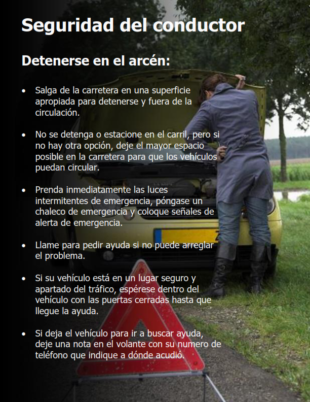 Driver Safety - Stopping on the Shoulder - Spanish_001