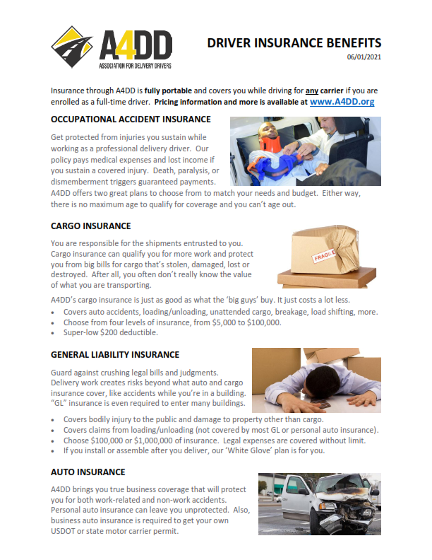 A4DD Insurance Overview